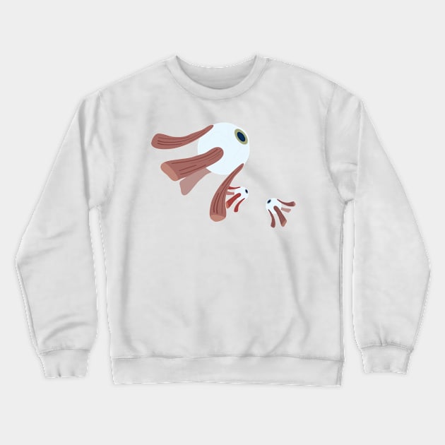 Eye Octopuses Crewneck Sweatshirt by emadamsinc